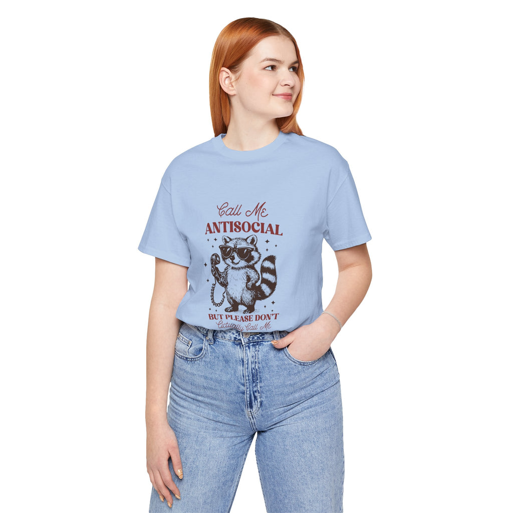 Antisocial Raccoon Graphic Tee