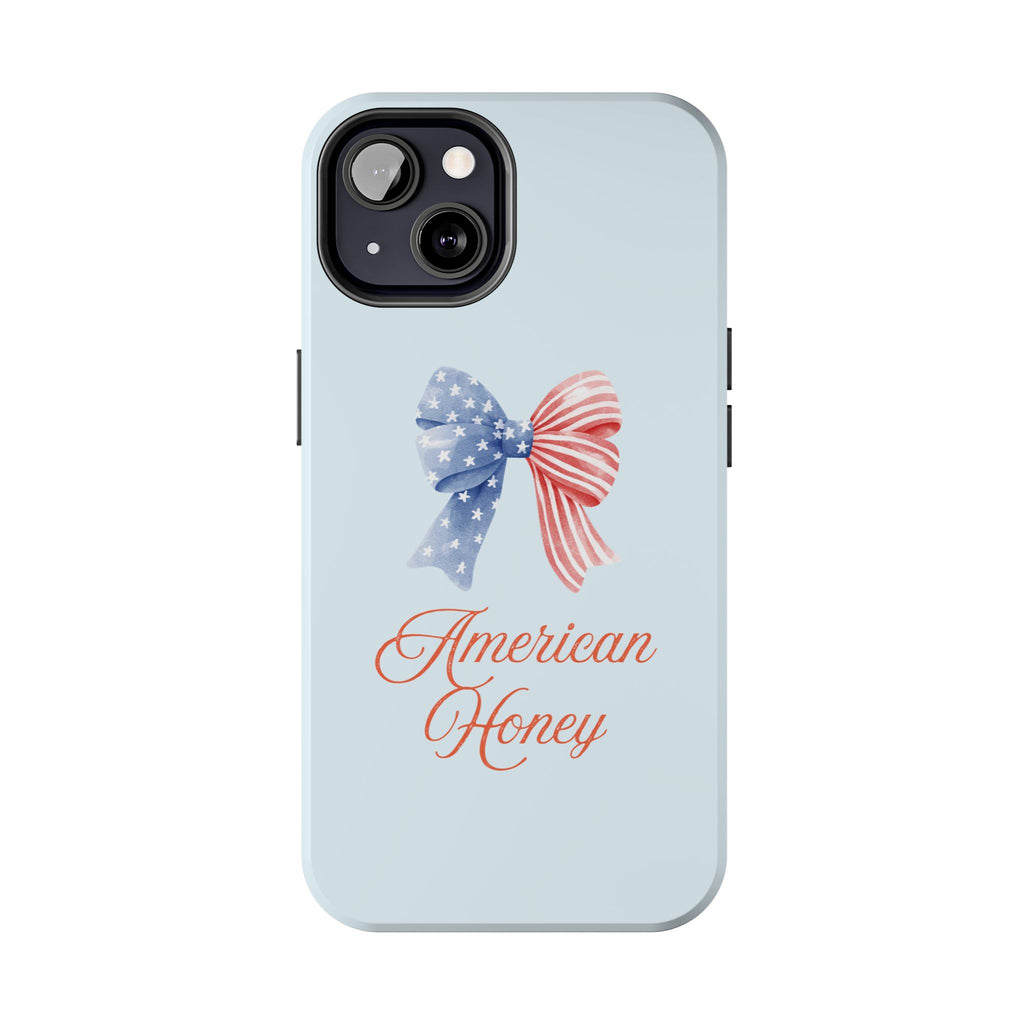 Phone Case — "American Honey" Patriotic Bow Tough Protective Case