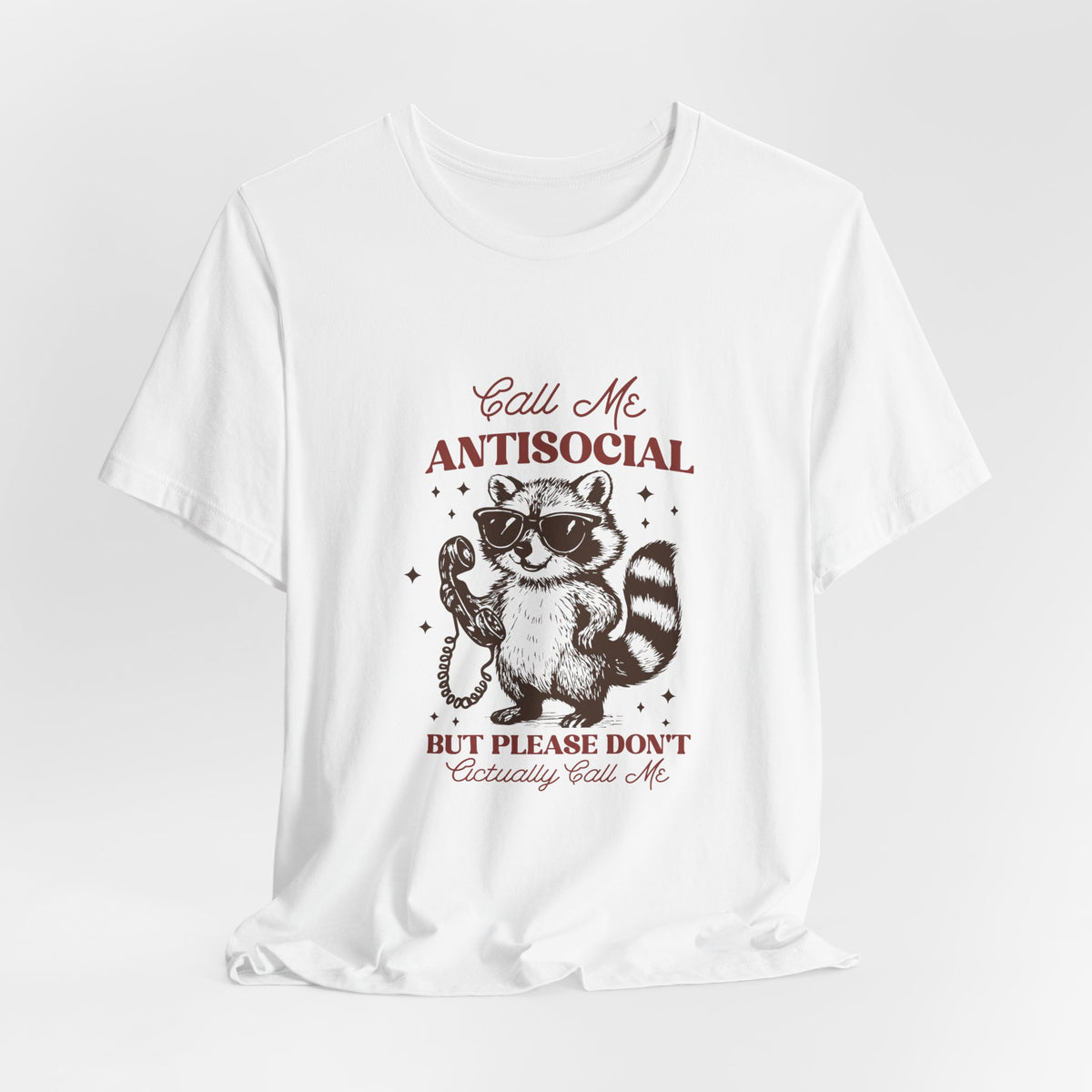Antisocial Raccoon Graphic Tee