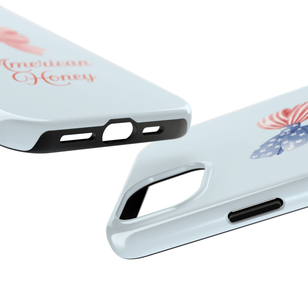 Phone Case — "American Honey" Patriotic Bow Tough Protective Case