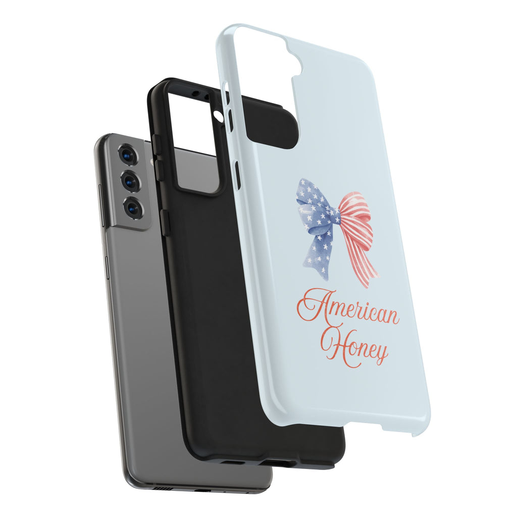 Phone Case — "American Honey" Patriotic Bow Tough Protective Case