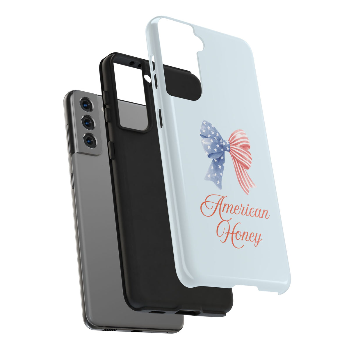 Phone Case — "American Honey" Patriotic Bow Tough Protective Case