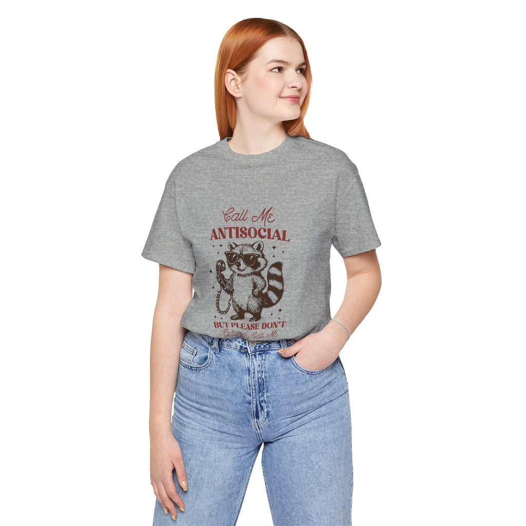 Antisocial Raccoon Graphic Tee