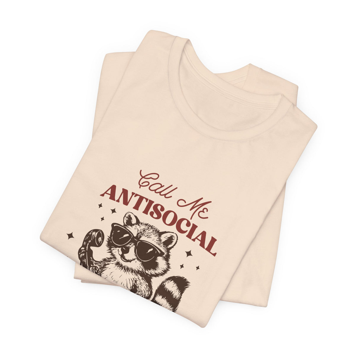 Antisocial Raccoon Graphic Tee