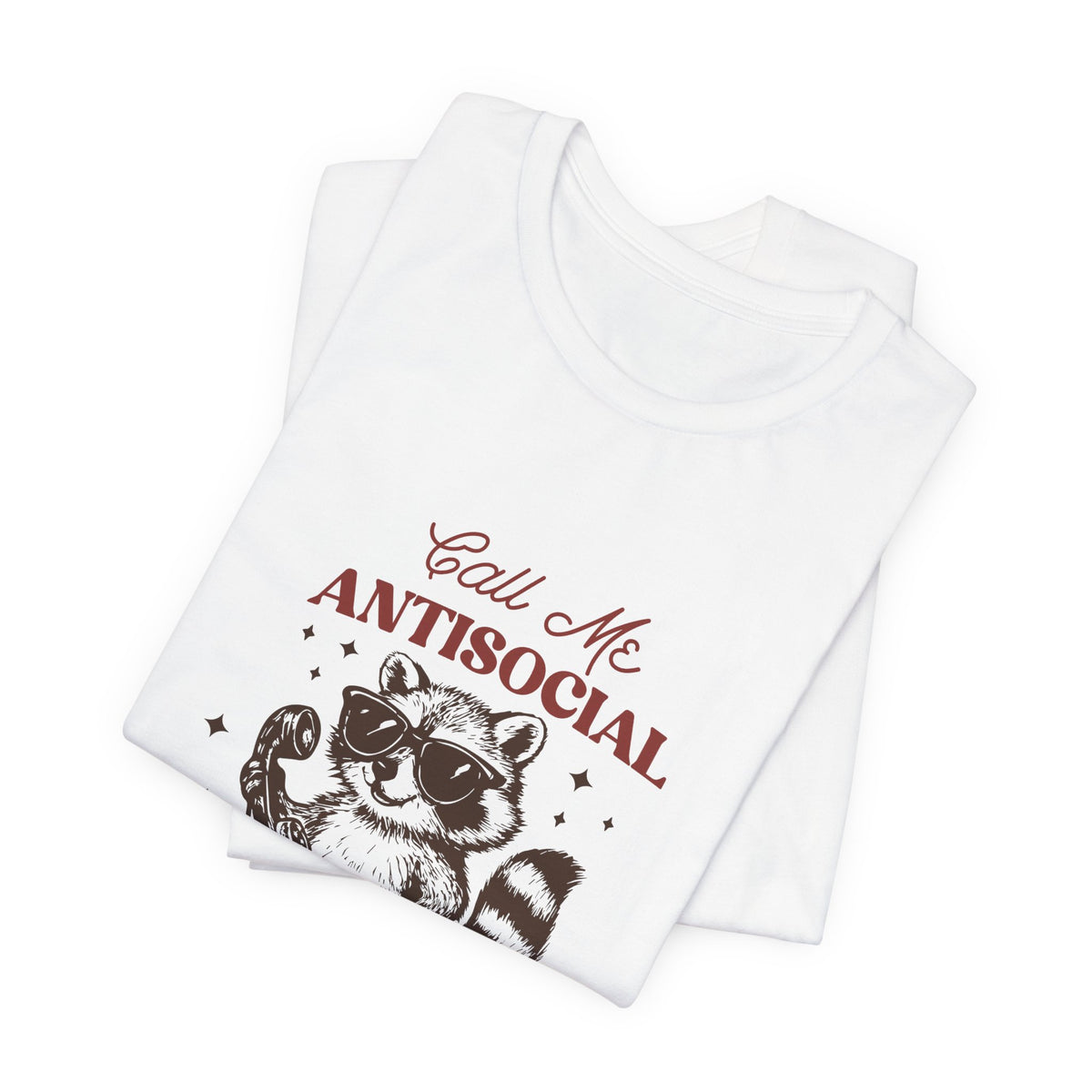 Antisocial Raccoon Graphic Tee