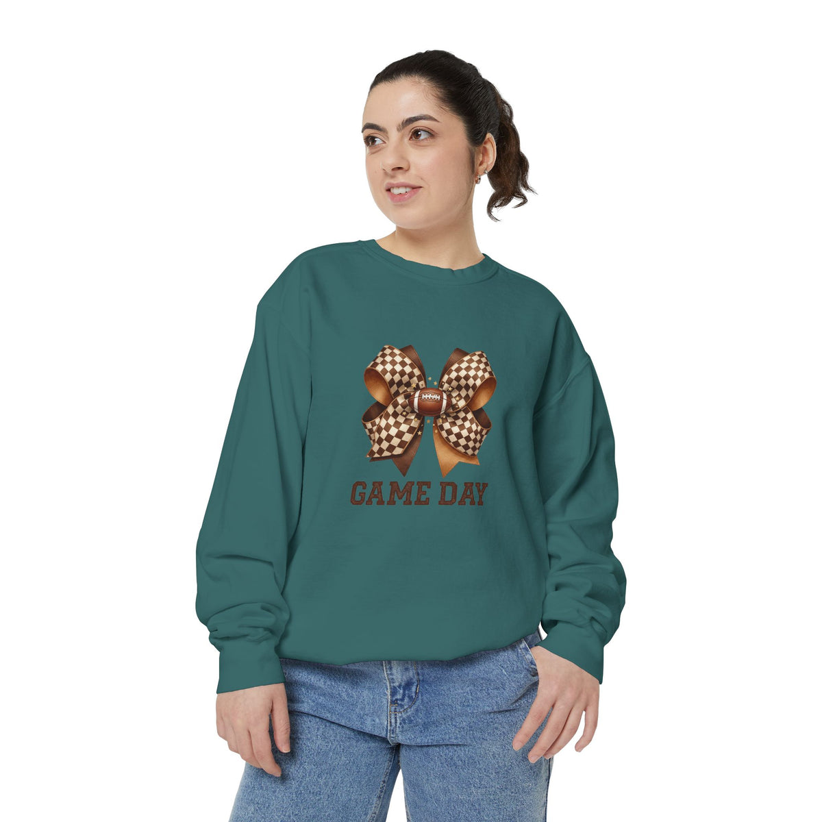 Game Day Bow Crewneck