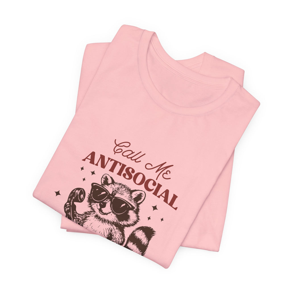 Antisocial Raccoon Graphic Tee