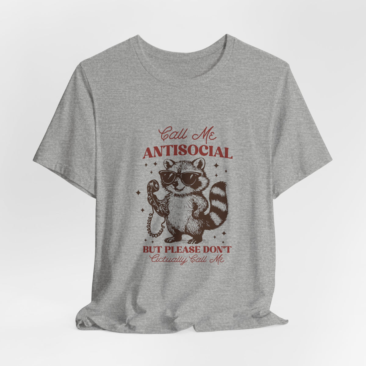 Antisocial Raccoon Graphic Tee