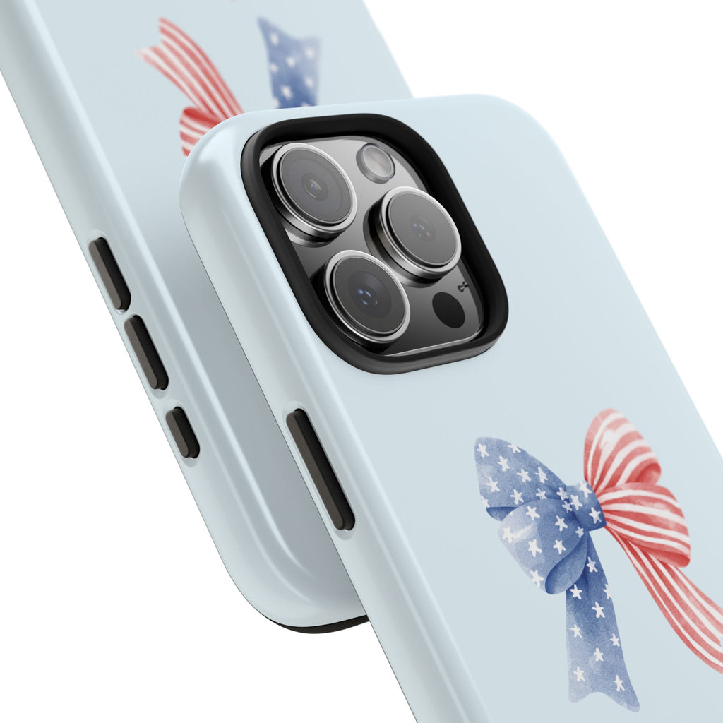 Phone Case — "American Honey" Patriotic Bow Tough Protective Case