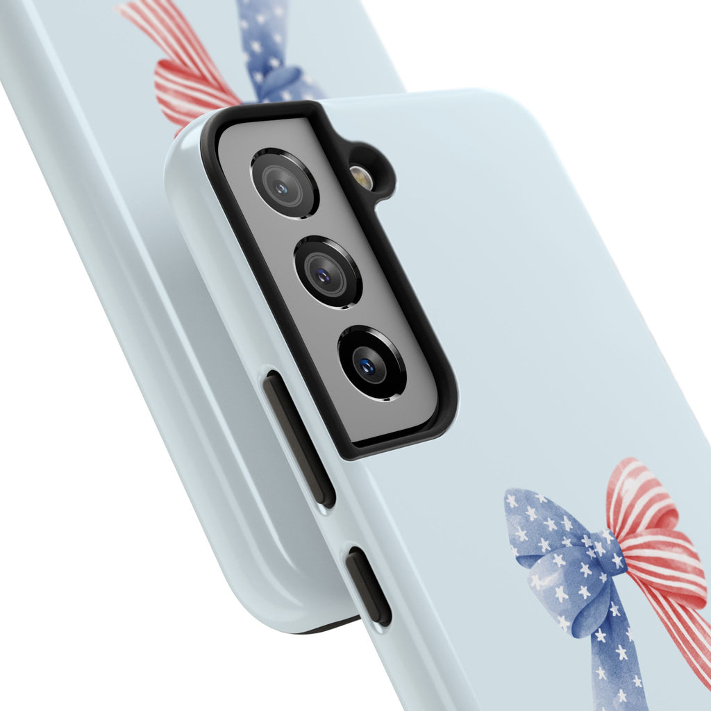 Phone Case — "American Honey" Patriotic Bow Tough Protective Case