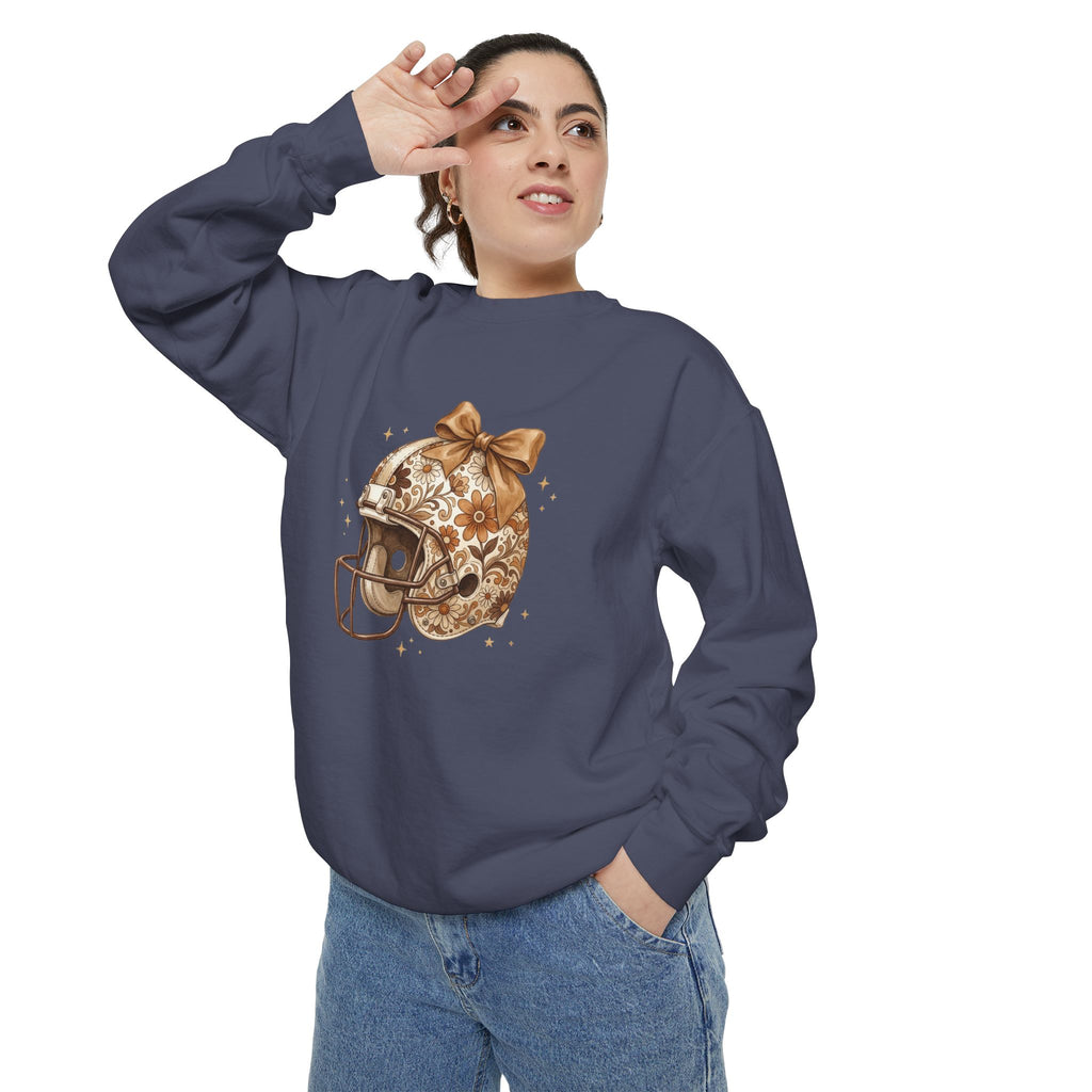 Vintage Floral Football Helmet Crewneck