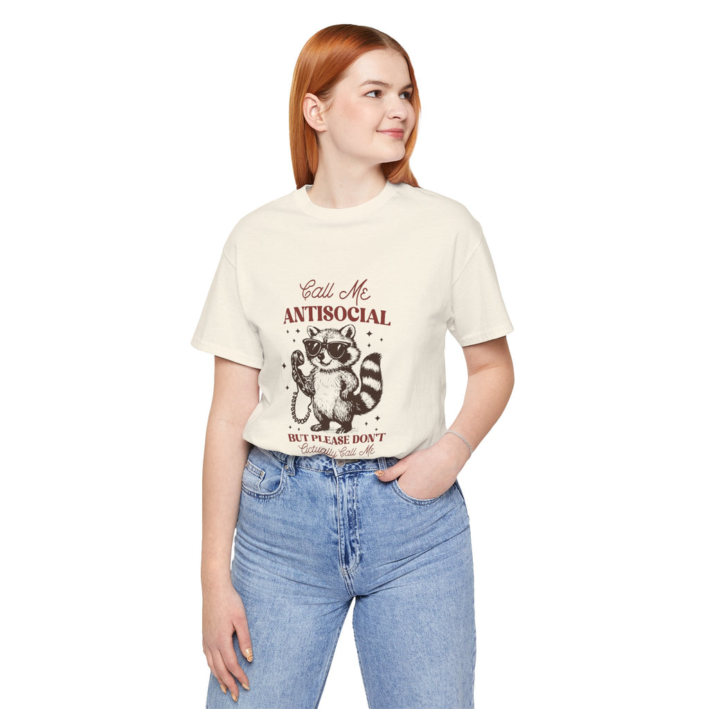 Antisocial Raccoon Graphic Tee