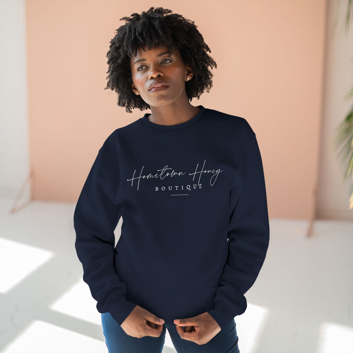 Hometown Honey Crewneck - Lane Seven brand