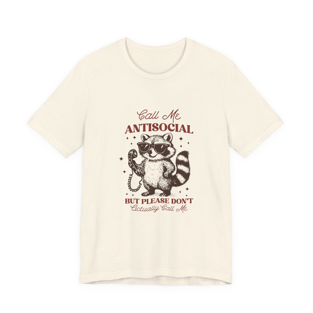 Antisocial Raccoon Graphic Tee