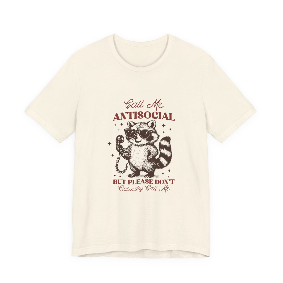 Antisocial Raccoon Graphic Tee