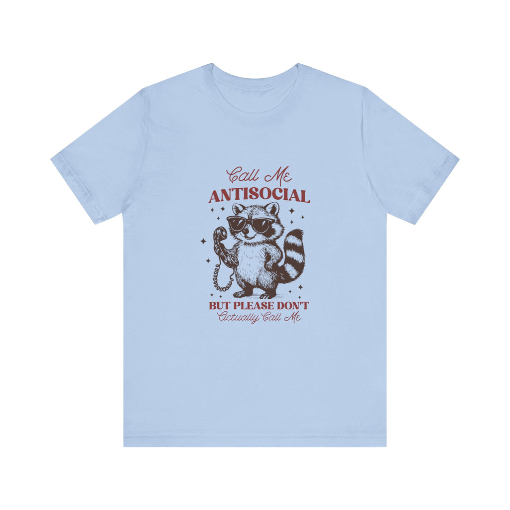 Antisocial Raccoon Graphic Tee