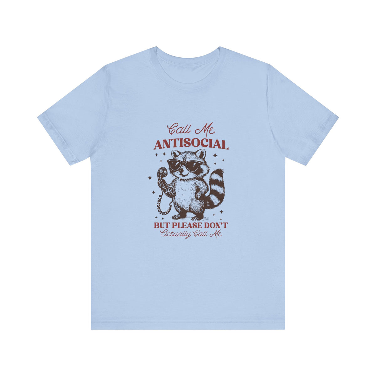 Antisocial Raccoon Graphic Tee