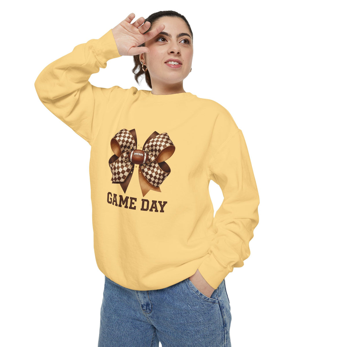 Game Day Bow Crewneck