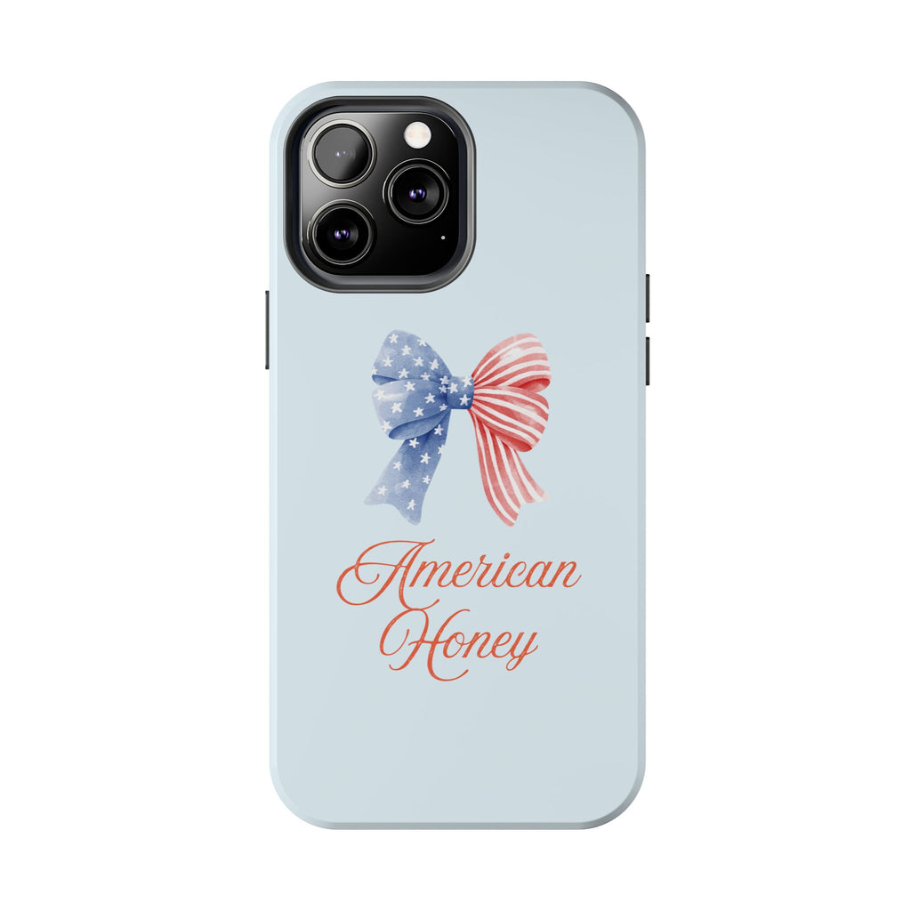Phone Case — "American Honey" Patriotic Bow Tough Protective Case