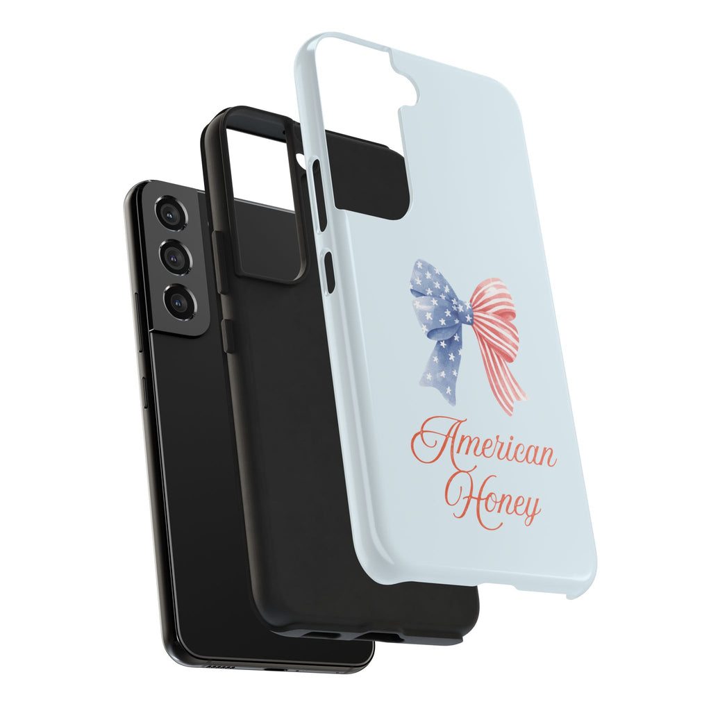 Phone Case — "American Honey" Patriotic Bow Tough Protective Case