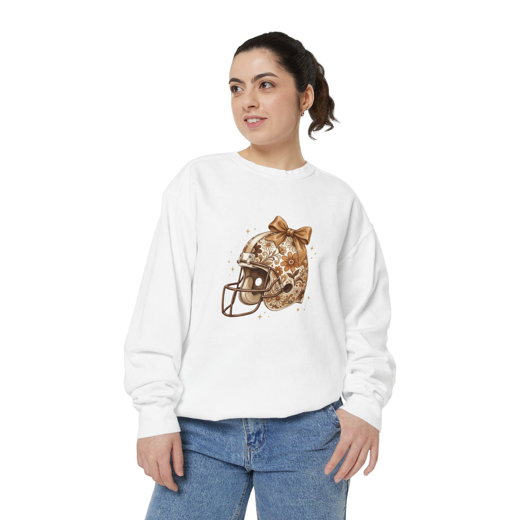Vintage Floral Football Helmet Crewneck