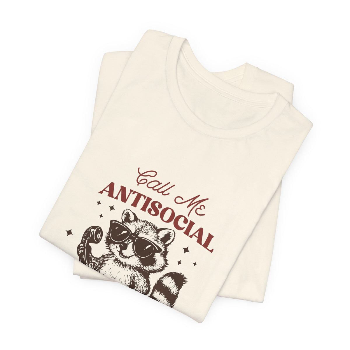 Antisocial Raccoon Graphic Tee