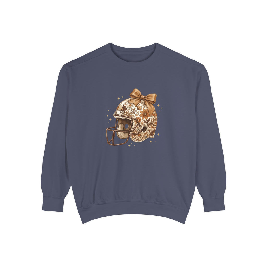 Vintage Floral Football Helmet Crewneck
