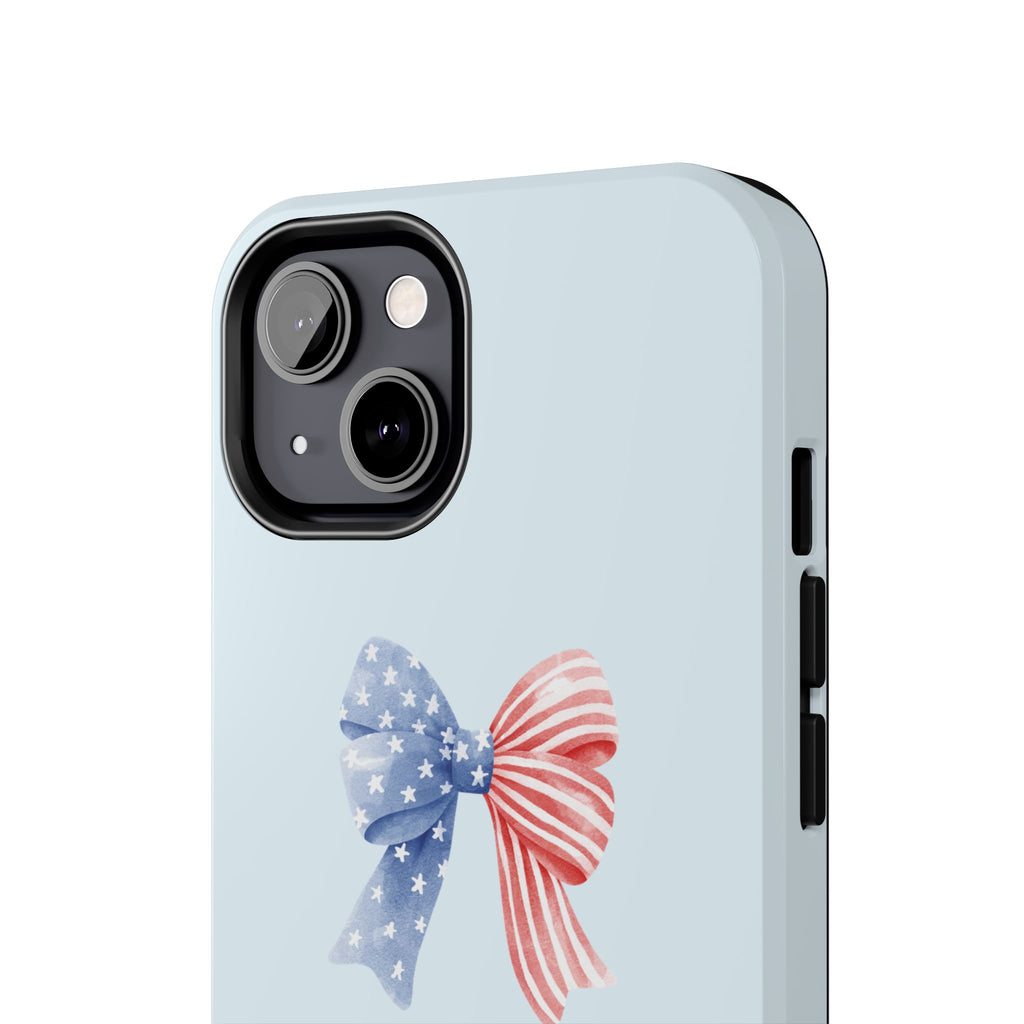 Phone Case — "American Honey" Patriotic Bow Tough Protective Case