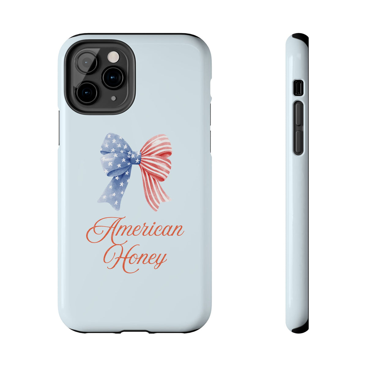 Phone Case — "American Honey" Patriotic Bow Tough Protective Case