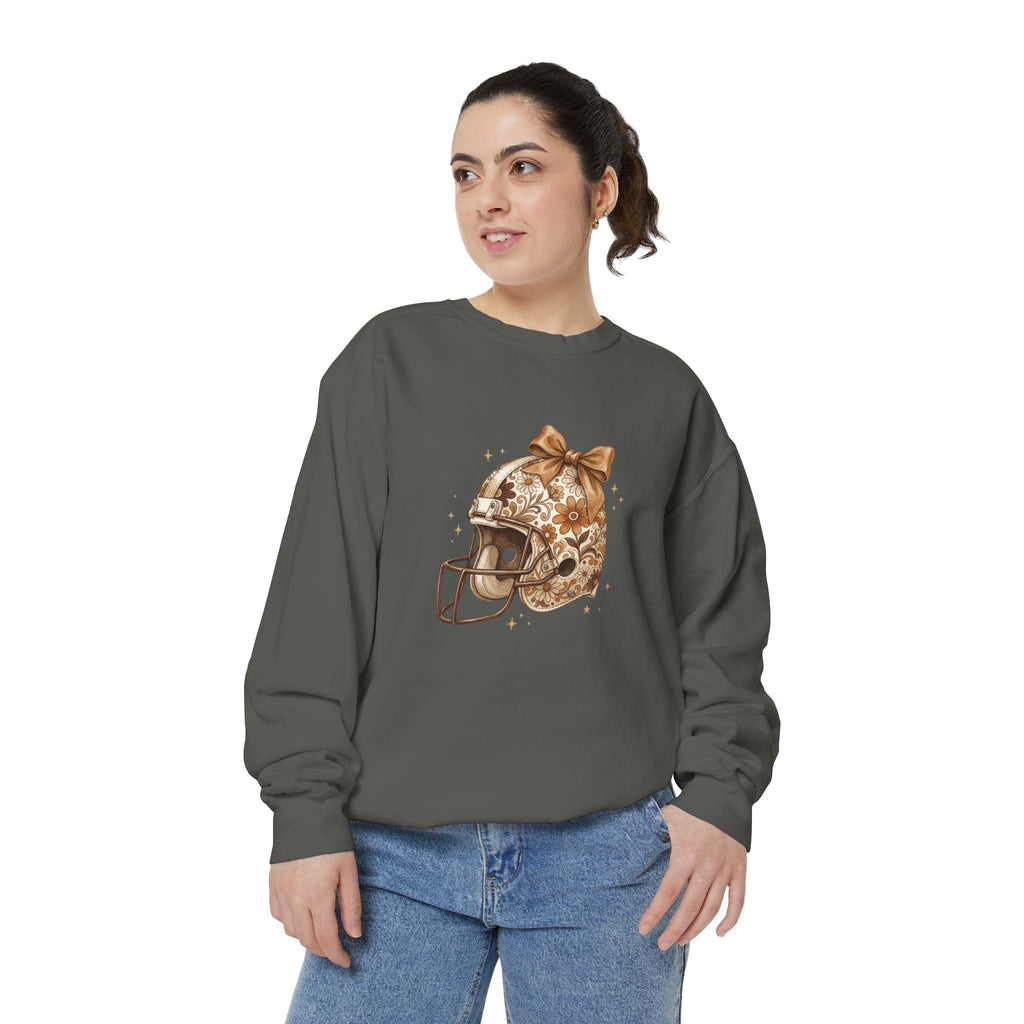 Vintage Floral Football Helmet Crewneck