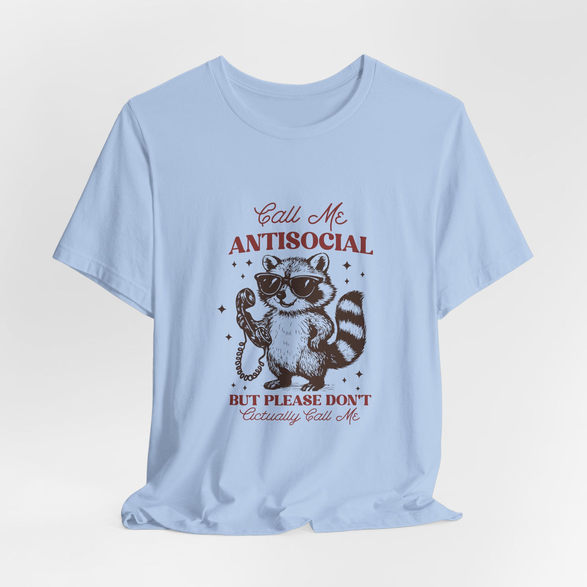 Antisocial Raccoon Graphic Tee