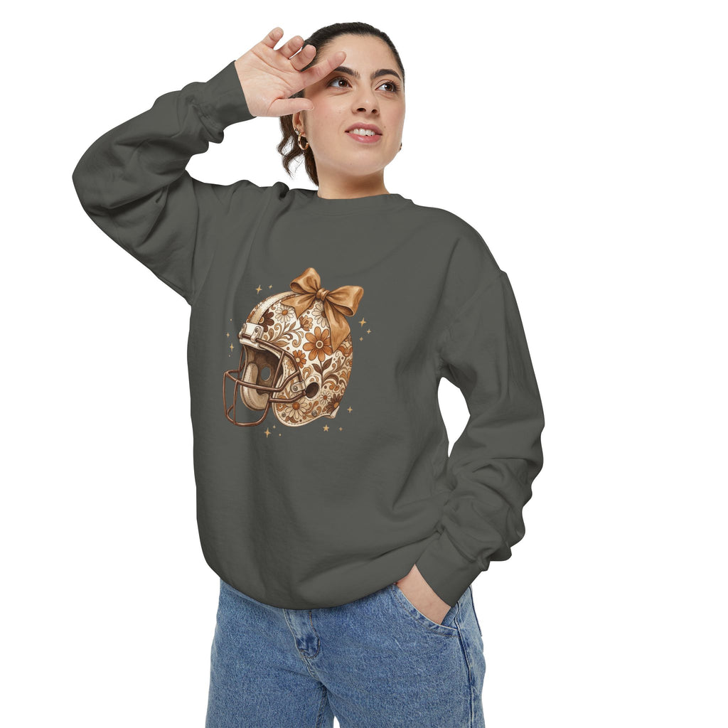Vintage Floral Football Helmet Crewneck