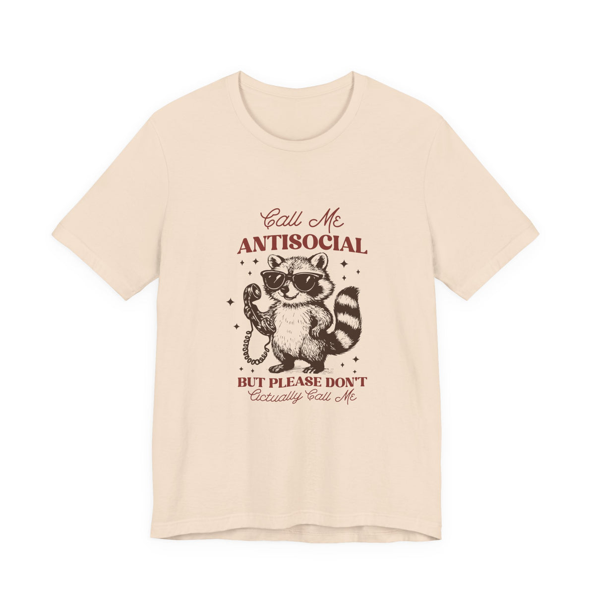 Antisocial Raccoon Graphic Tee