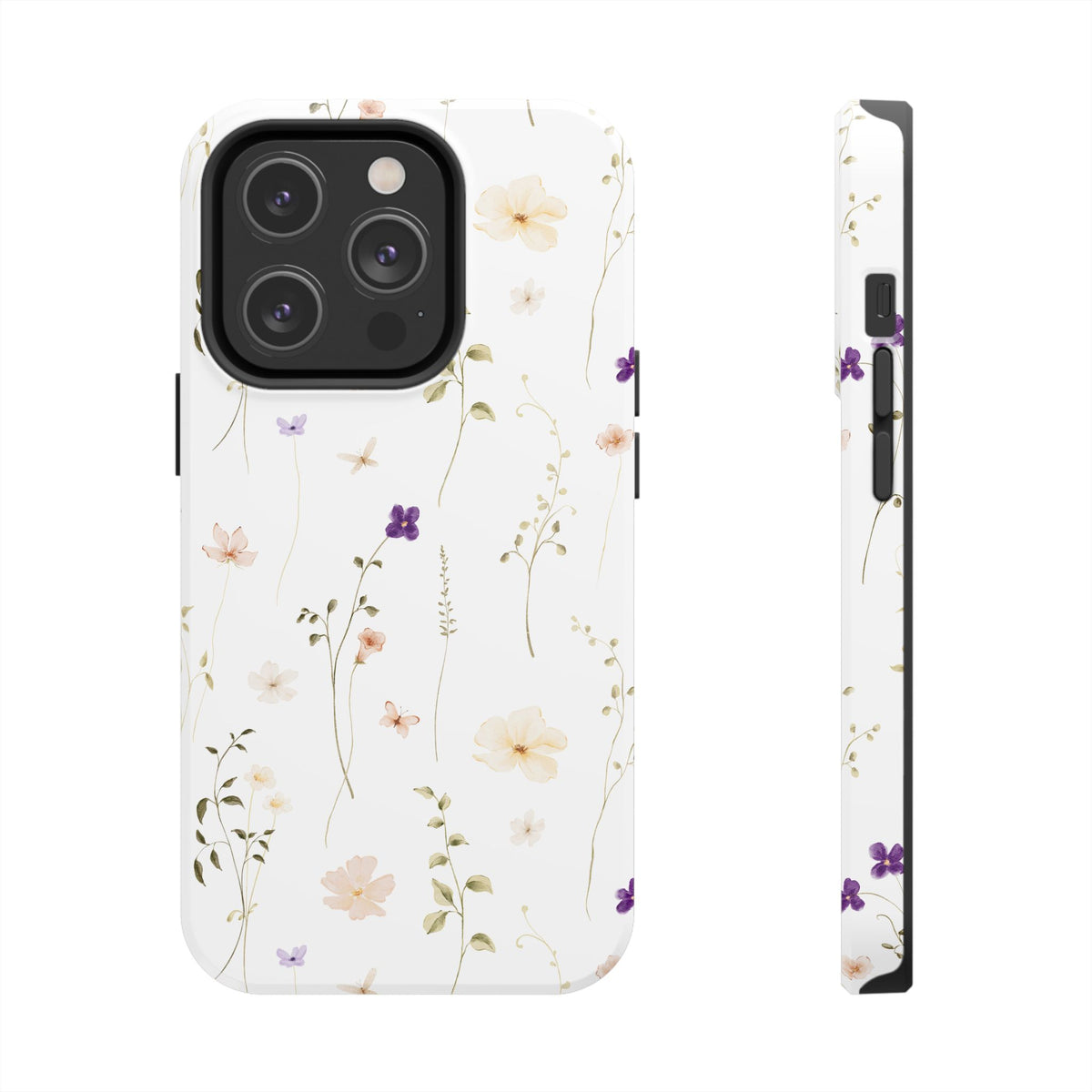 Floral Wildflower Tough Phone Case — Slim Protective iPhone Cover