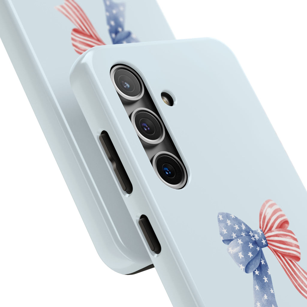 Phone Case — "American Honey" Patriotic Bow Tough Protective Case