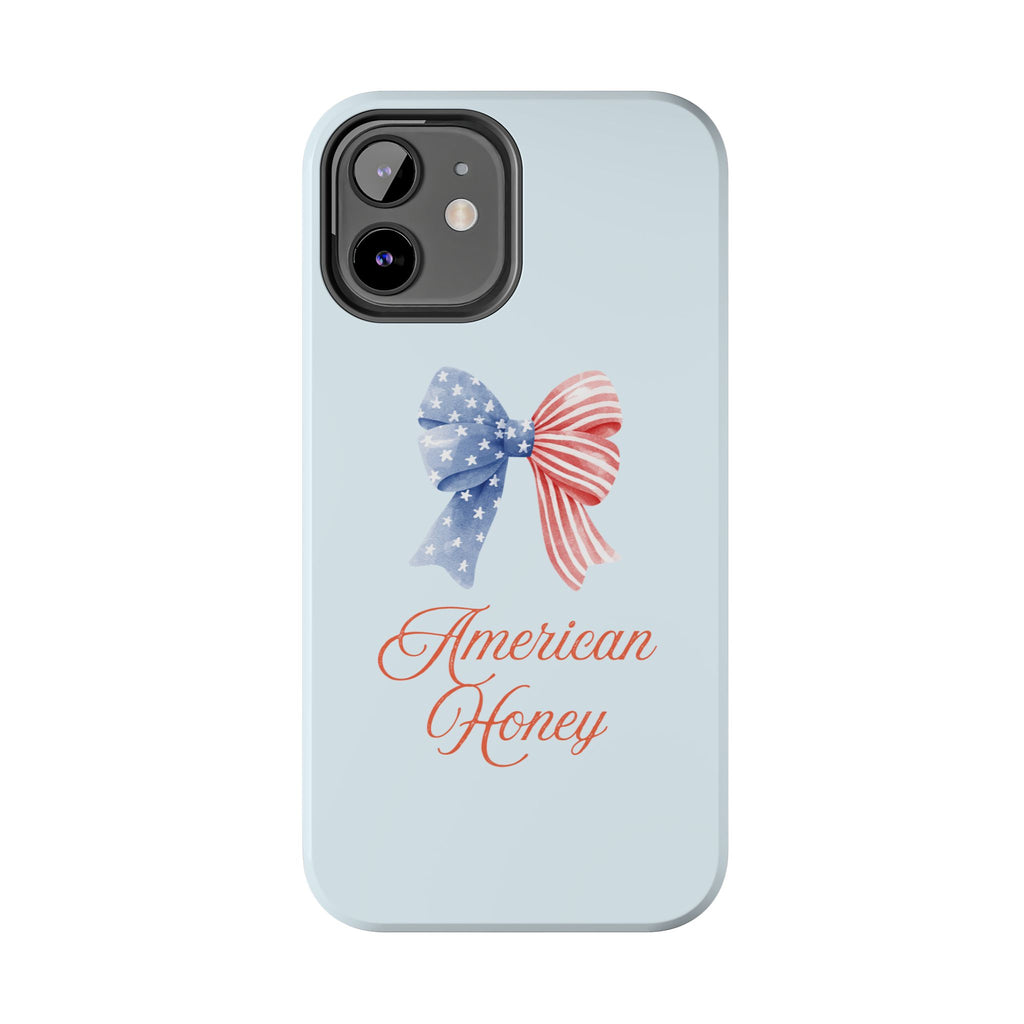 Phone Case — "American Honey" Patriotic Bow Tough Protective Case