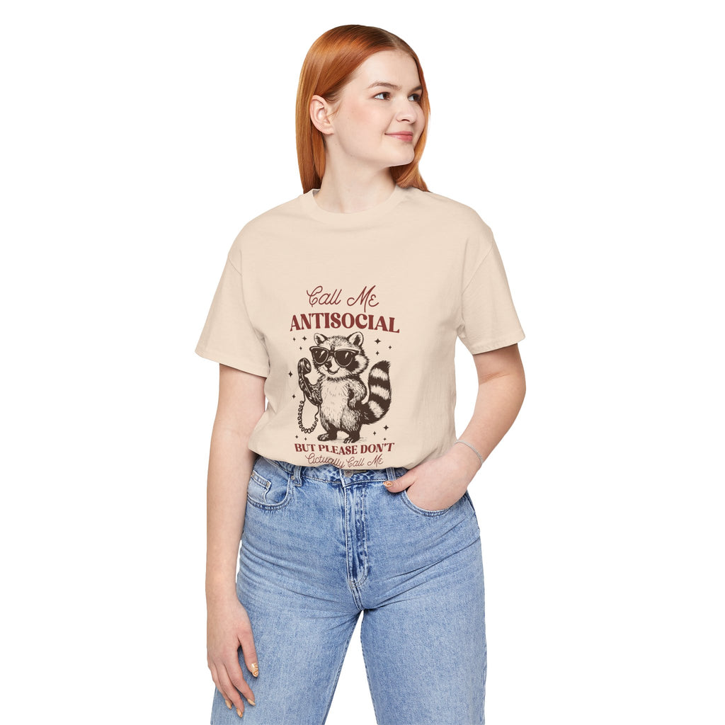 Antisocial Raccoon Graphic Tee