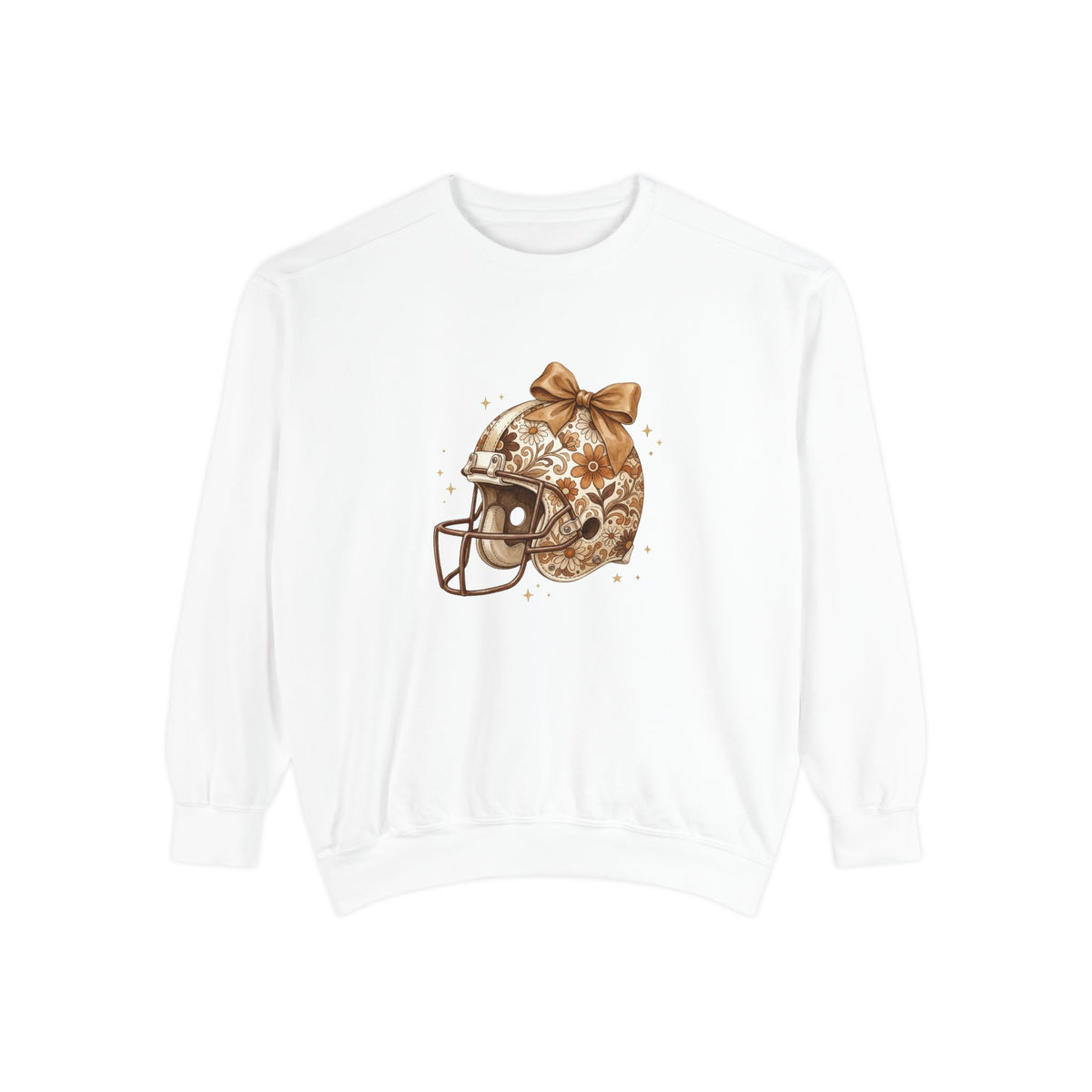 Vintage Floral Football Helmet Crewneck