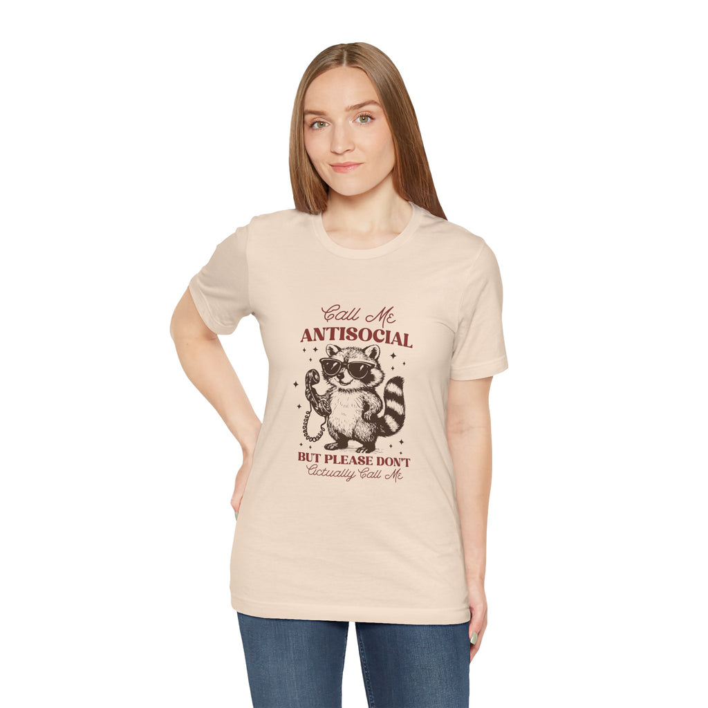 Antisocial Raccoon Graphic Tee