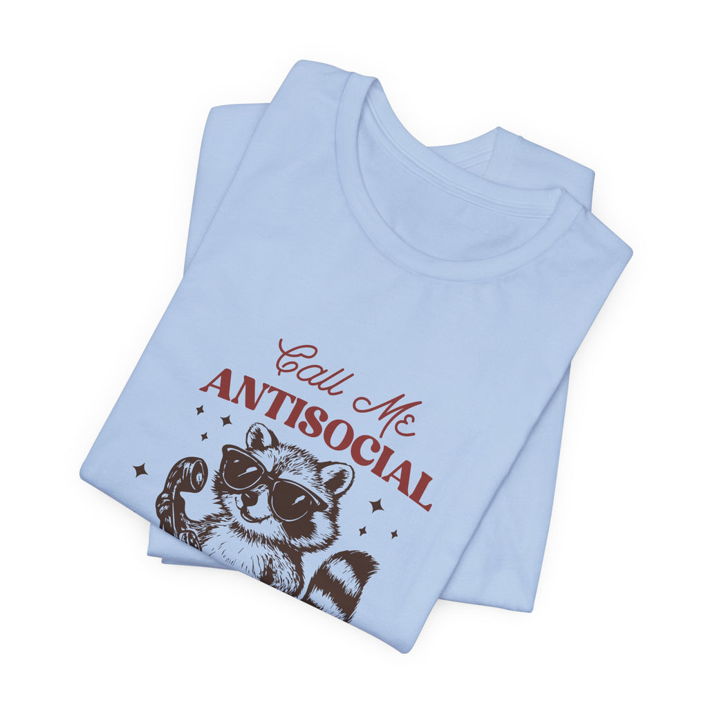 Antisocial Raccoon Graphic Tee