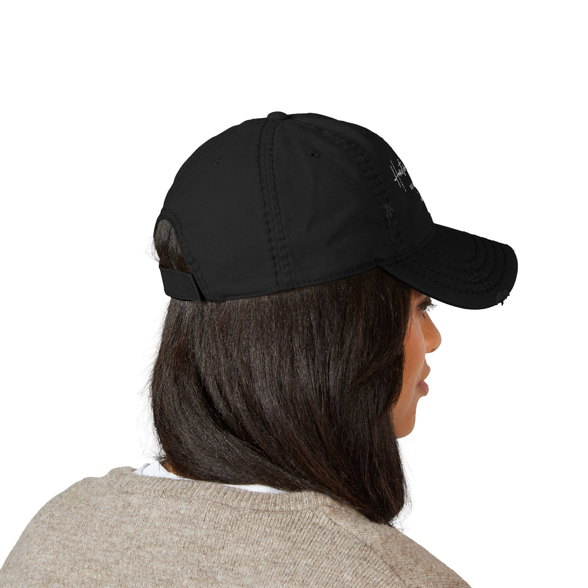 Embroidered Hometown Honey distressed hat