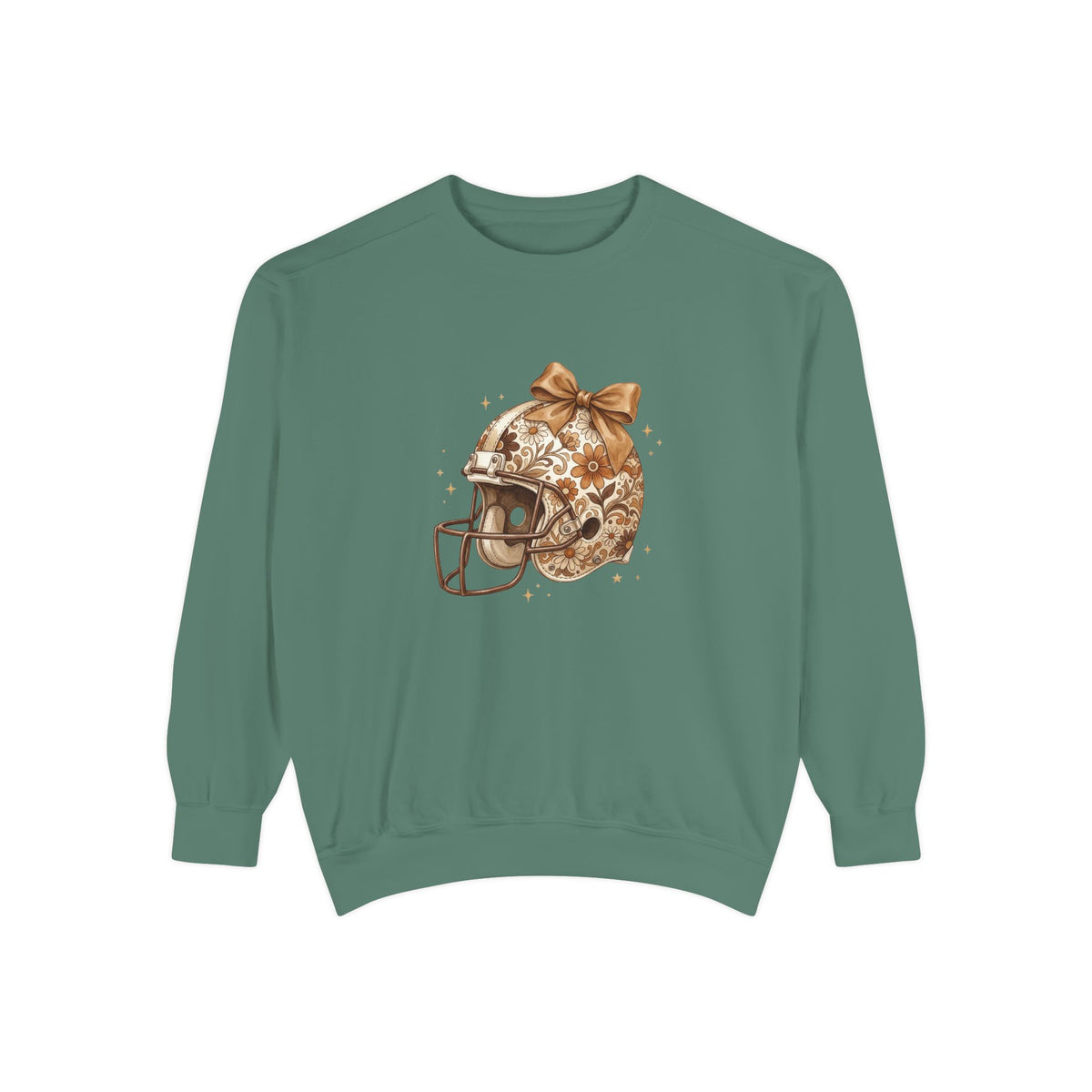Vintage Floral Football Helmet Crewneck