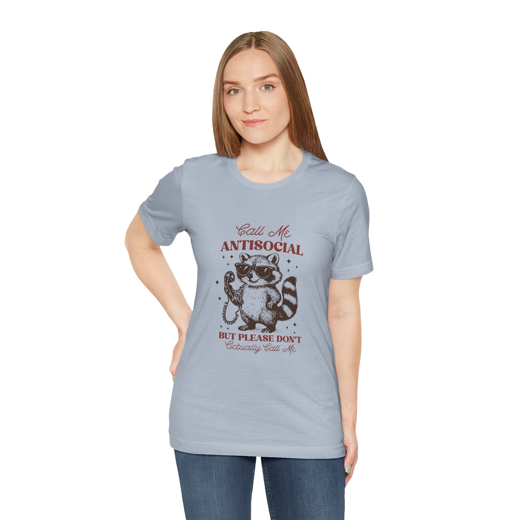 Antisocial Raccoon Graphic Tee