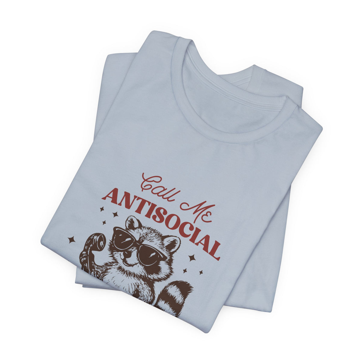 Antisocial Raccoon Graphic Tee