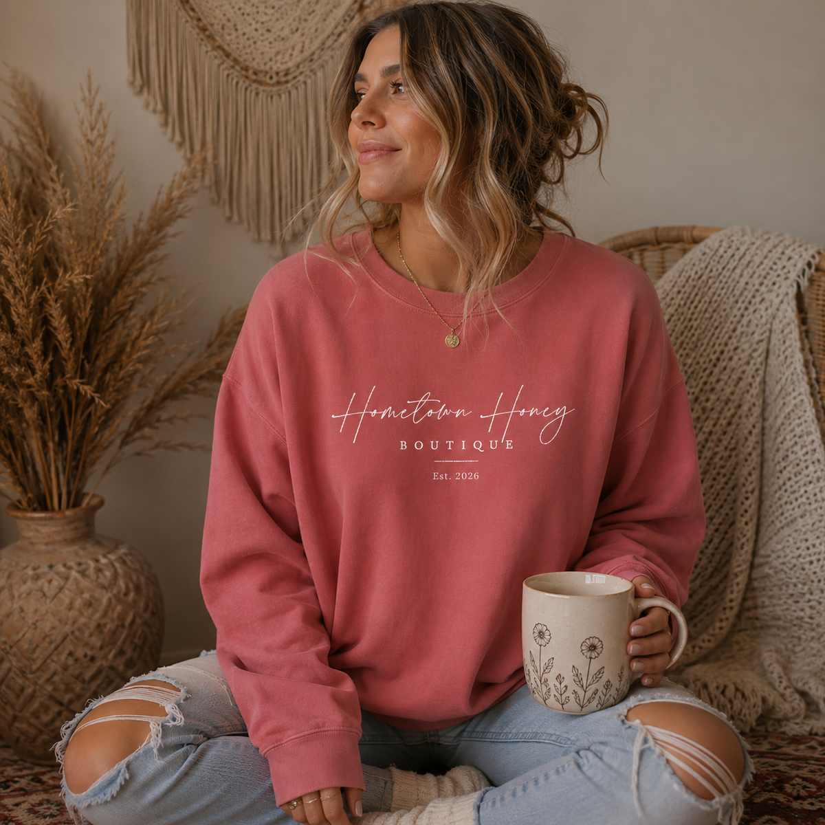 Hometown Honey Crewneck