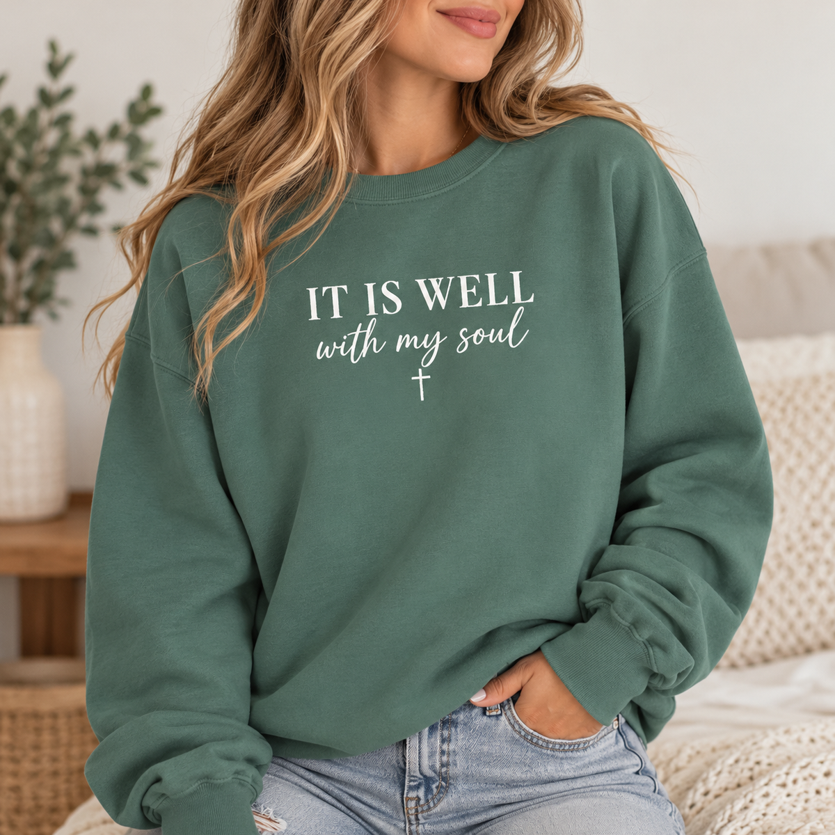 It Is Well With My Soul Crewneck