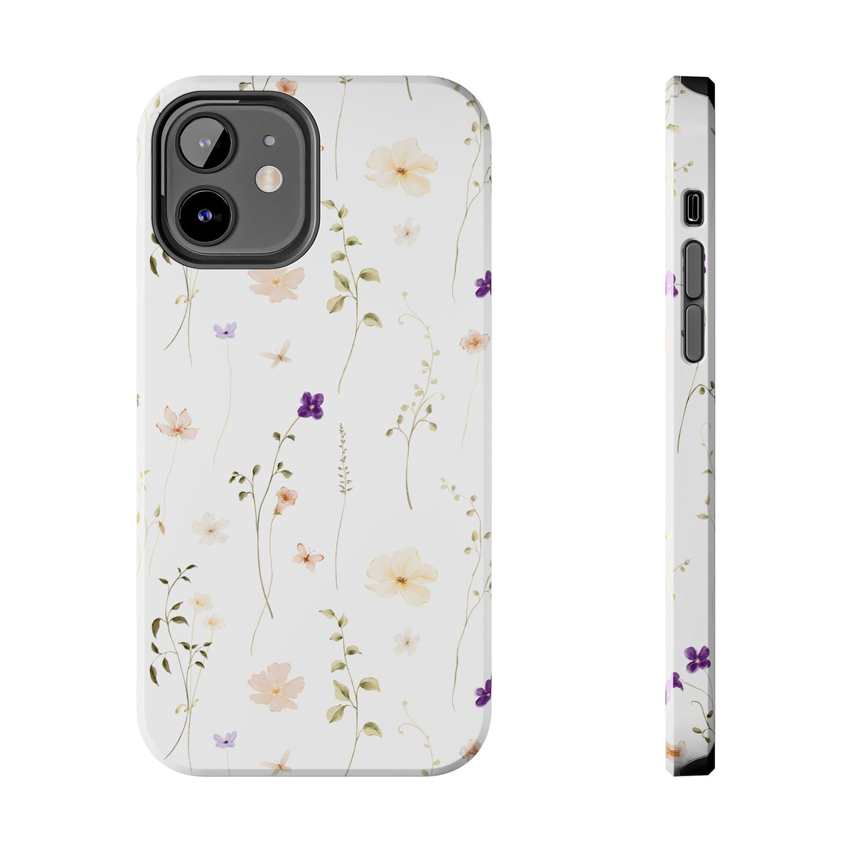 Floral Wildflower Tough Phone Case — Slim Protective iPhone Cover