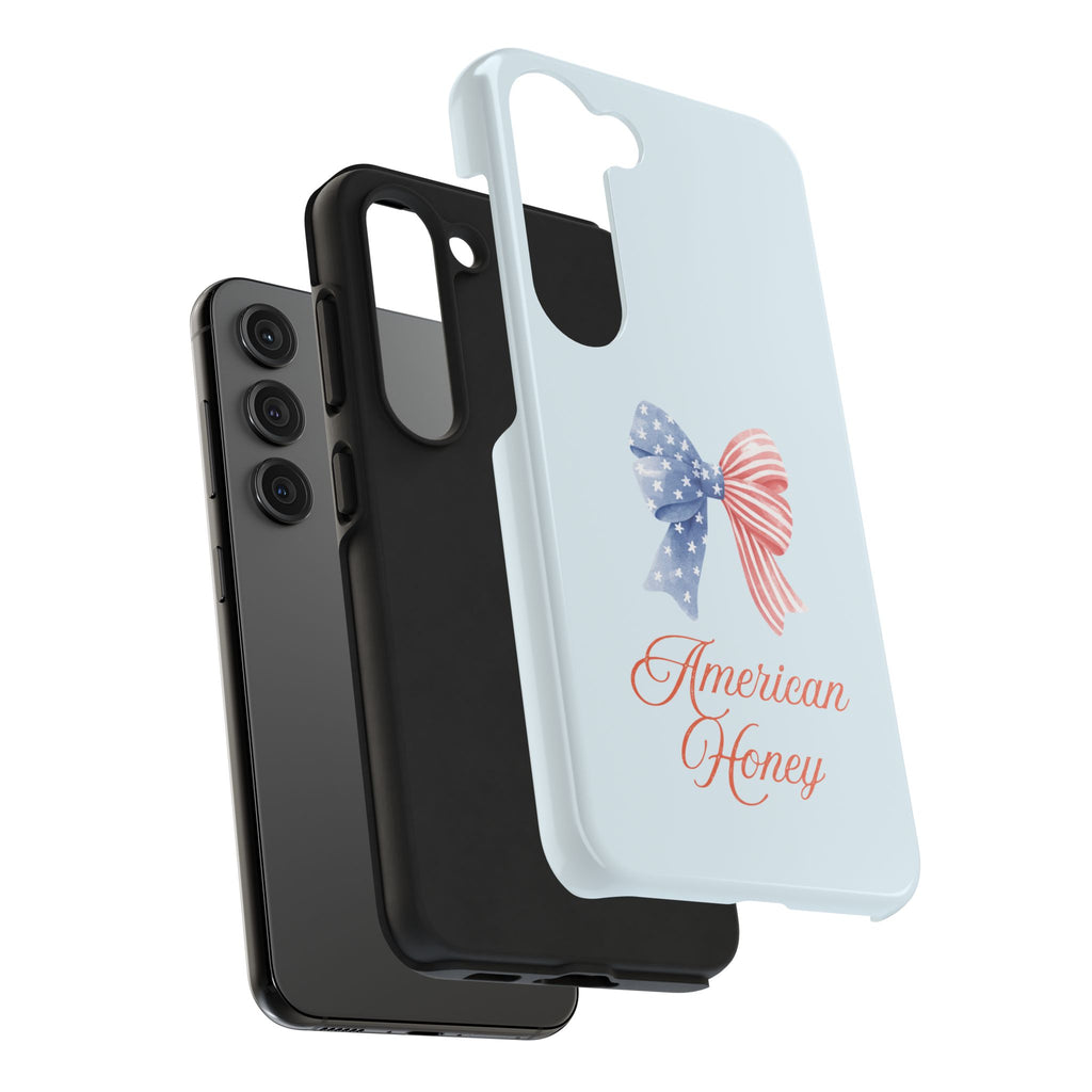 Phone Case — "American Honey" Patriotic Bow Tough Protective Case