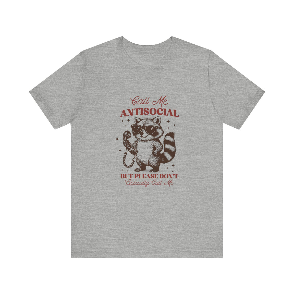 Antisocial Raccoon Graphic Tee