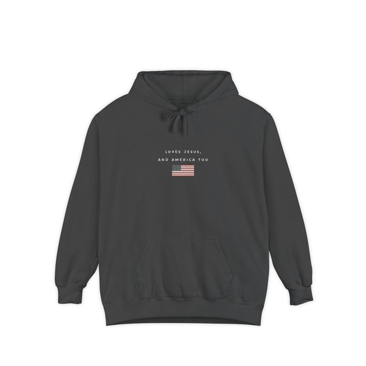 Loves Jesus and America Too Hoodie